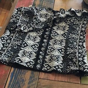 Strapless top from Anthropology